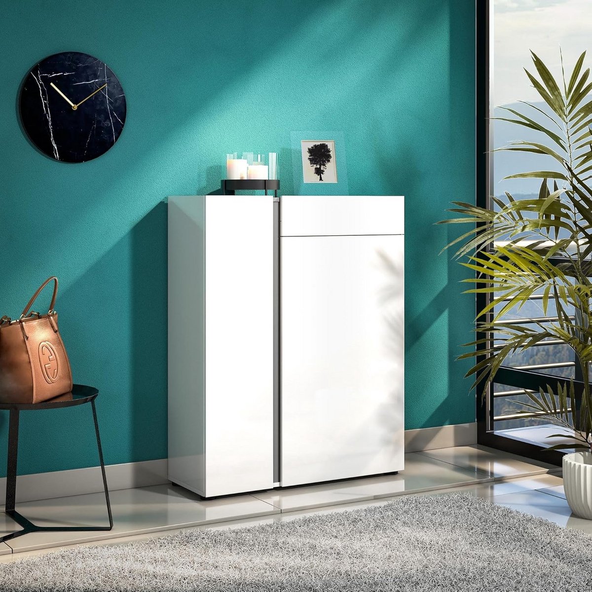 Moderne Multifunctionele Schoenenkast voor Hal en Entree - Italiaans Design (9101057585968)