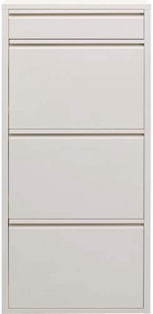 Schoenen kast - Slimme Schoenenopbergunit met Lade - Crème Kleur (9508516264585)