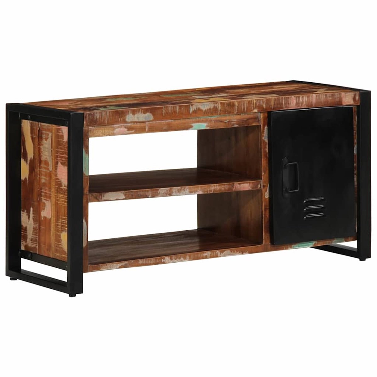 Schoenenkast | Schoenenbank Multikleur Massief gerecycled hout (6932537460108)