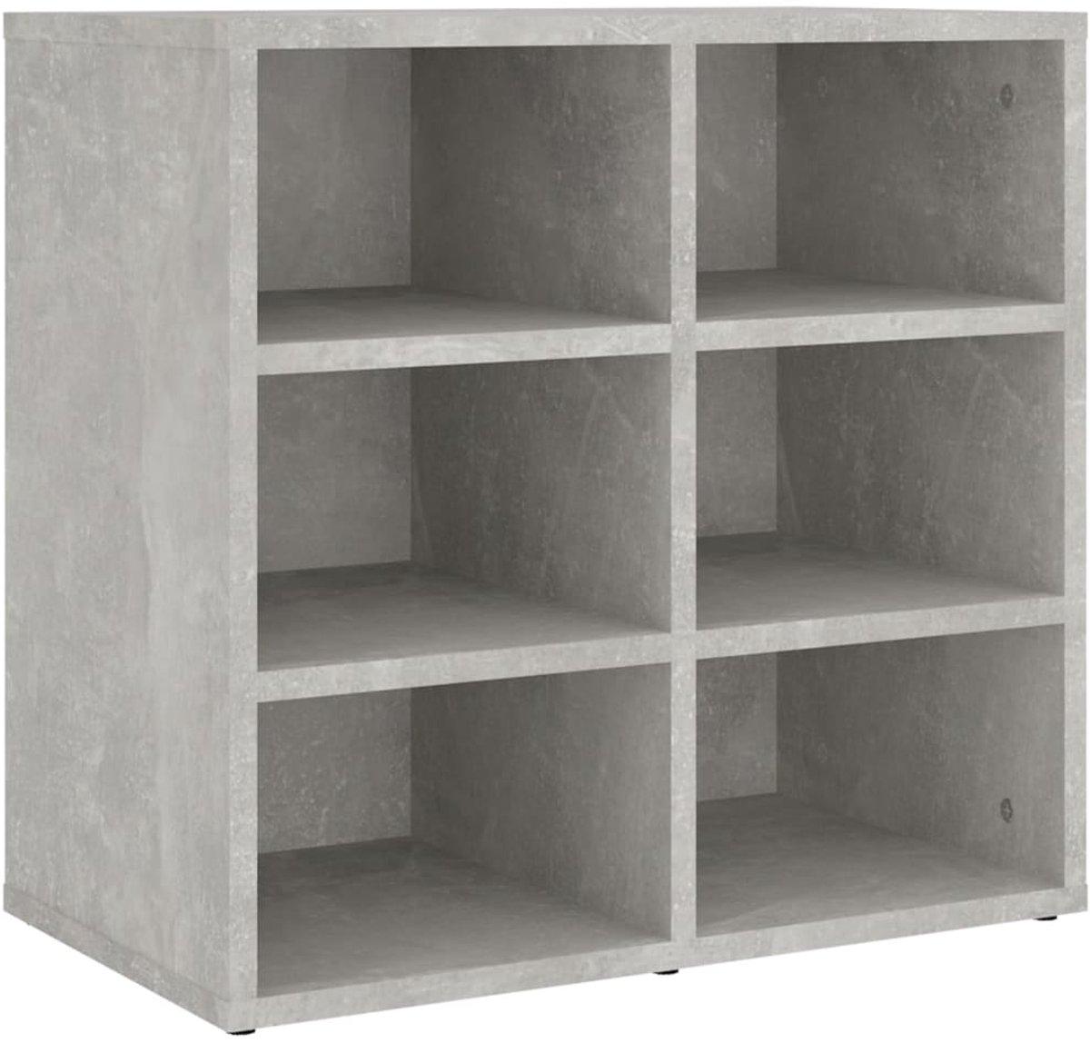 Schoenenkast | Schoenenrek 52,5x30x50 cm betongrijs (6932537460597)