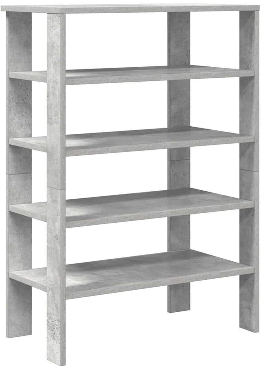 Schoenenkast | Schoenenrek 61x32x87,5 cm bewerkt hout betongrijs (6932537461426)