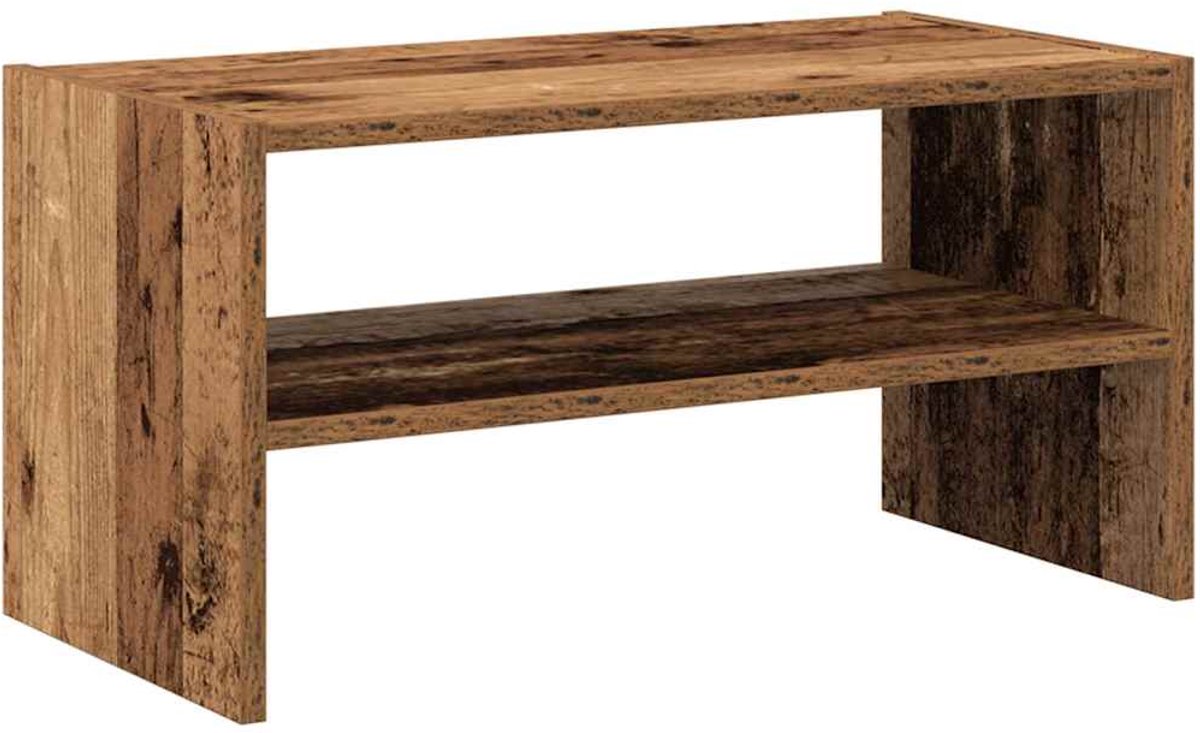 Schoenenkast | Schoenenrek stapelbaar 60x30x30,5 cm oud houtkleurig (6932537461495)