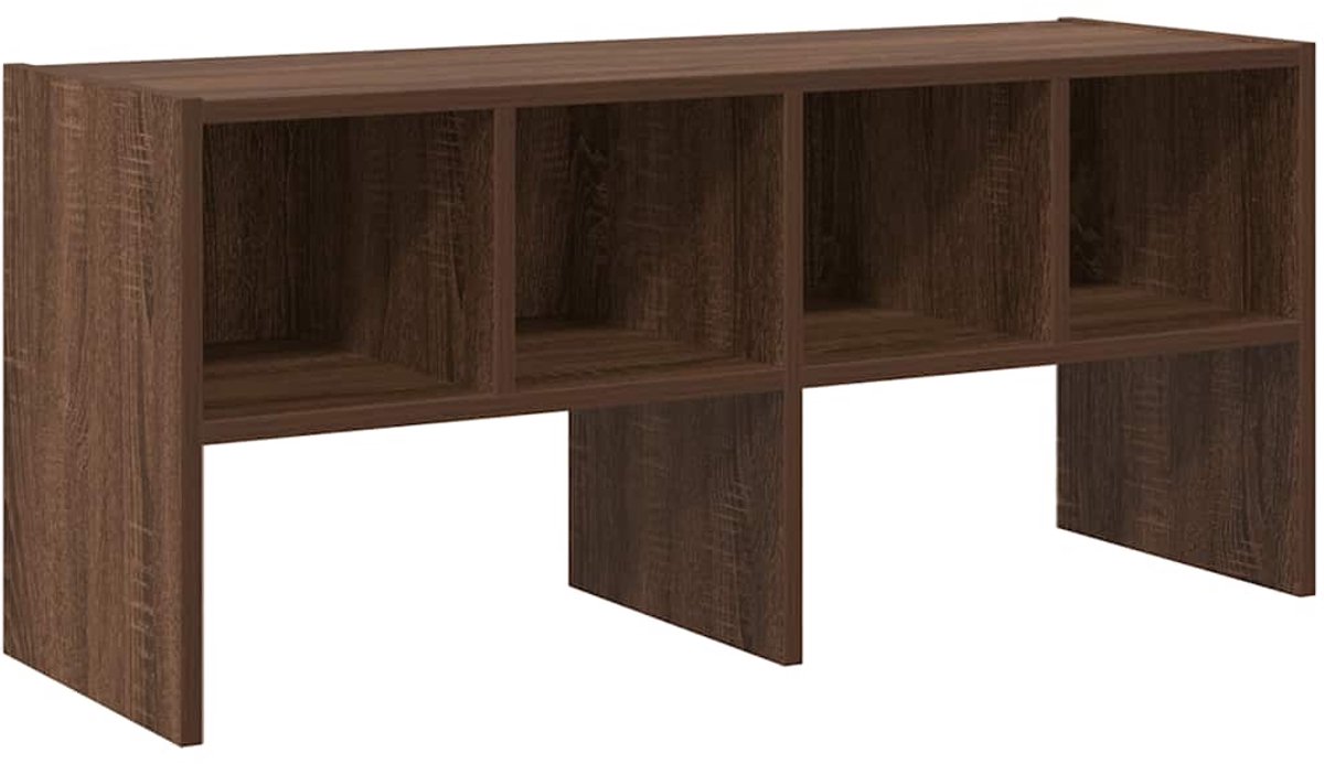 Schoenenkast | Schoenenrek stapelbaar 89,5x30x40 cm bruin eikenkleur (6932537461556)