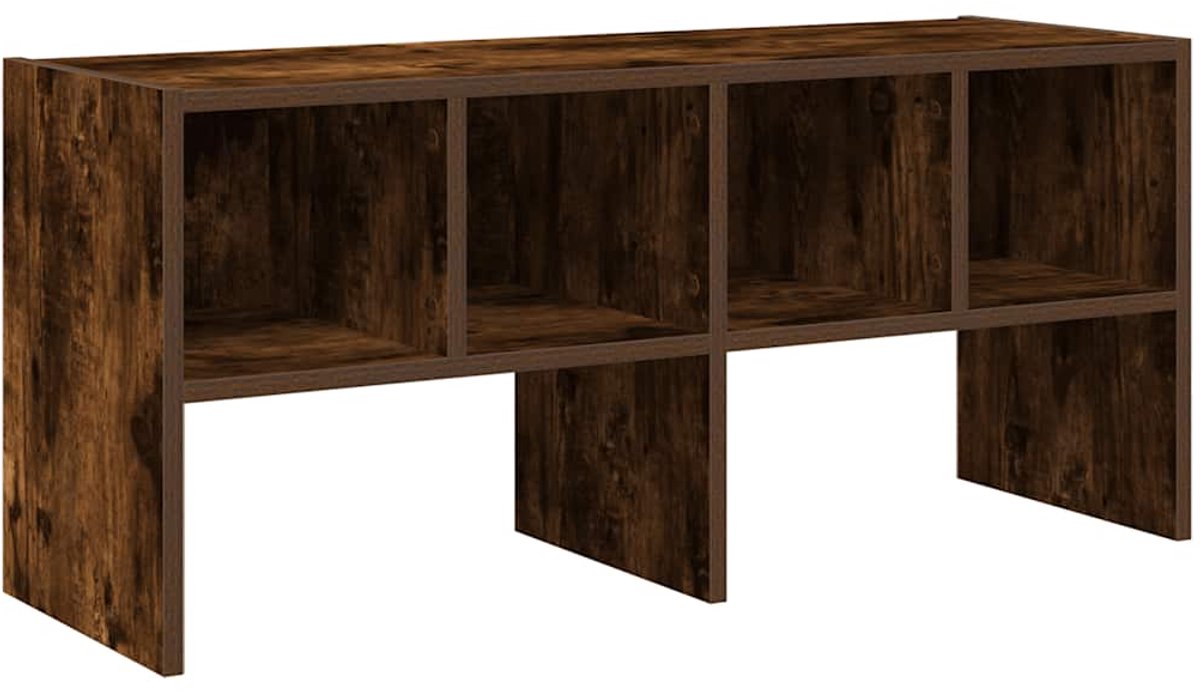 Schoenenkast | Schoenenrek stapelbaar 89,5x30x40 cm gerookt eikenkleurig (6932537461563)