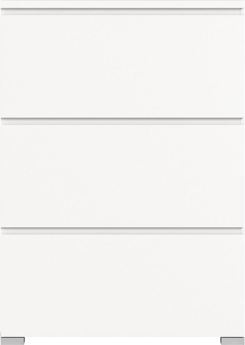 Shoelove schoenenkast 3 kleppen 95x130cm wit. (4066432012857)