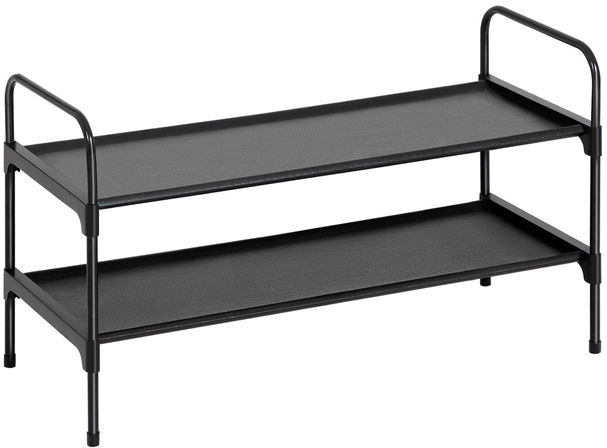 Unyqoos® Ruimtebesparend schoenenrek met twee lagen 70 x 30 x 41,4 cm (8721323510022)