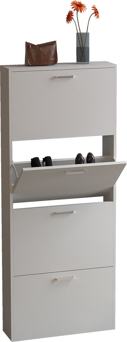 VCM Houten plank Kipper schoenenrek Schoenenkast Schoenenkipper 4 Sulos L Houten plank Kipper schoenenrek Schoenenkast Schoenenkipper 4 Sulos L (4051814438936)