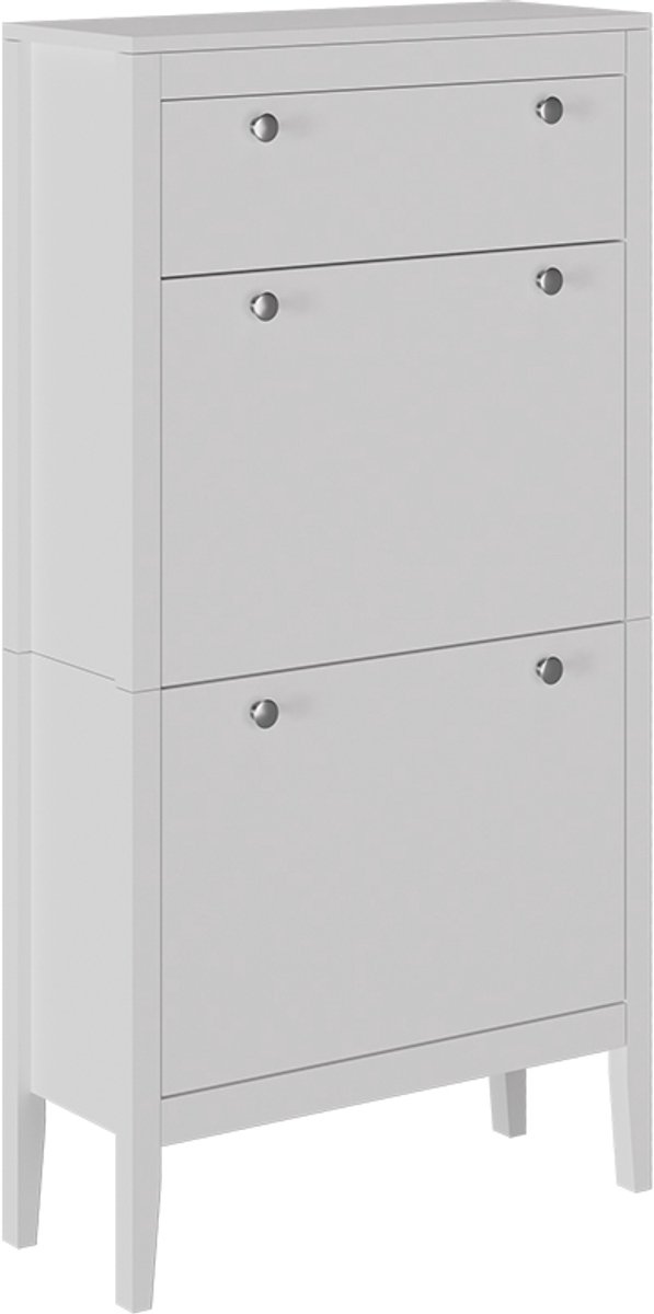 Vicco Aron Schoenenkast - 60 x 115 cm Wit (4066731491728)
