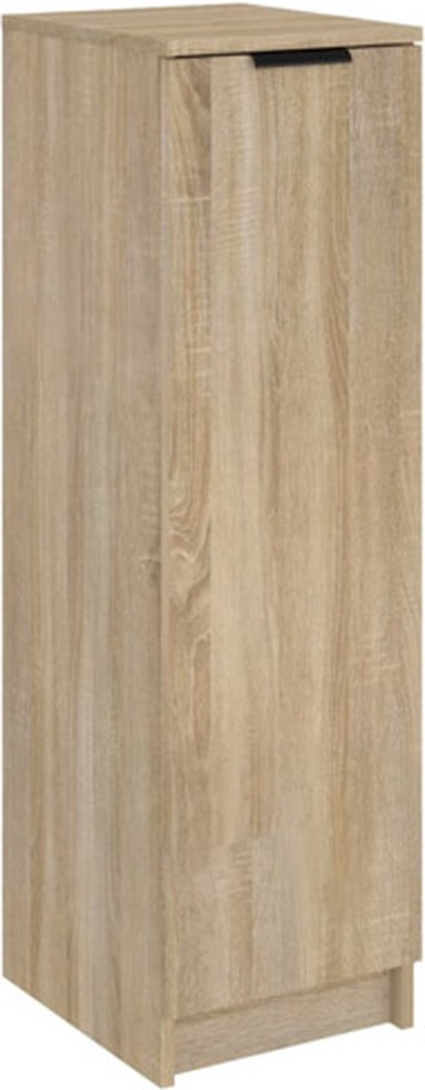 vidaXL - Schoenenkast - 30x35x100 - cm - bewerkt - hout - sonoma - eikenkleurig (8720287079699)