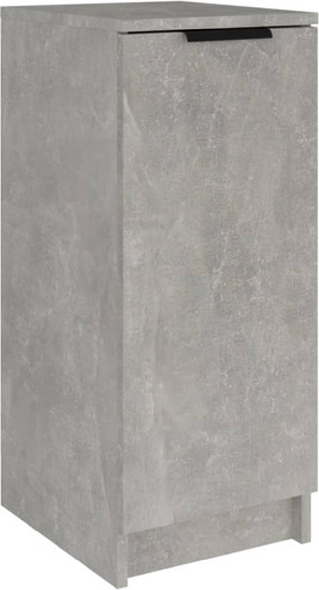 vidaXL - Schoenenkast - 30x35x70 - cm - bewerkt - hout - betongrijs (8720287079606)