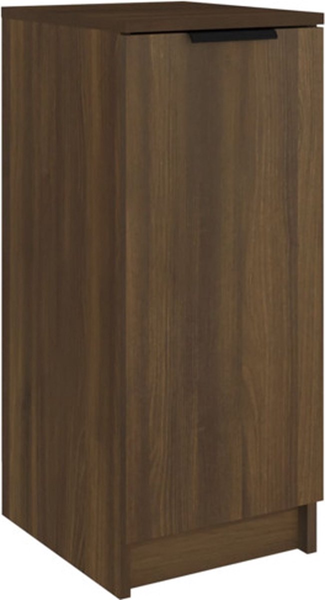 vidaXL - Schoenenkast - 30x35x70 - cm - bewerkt - hout - bruin - eikenkleur (8720287084631)