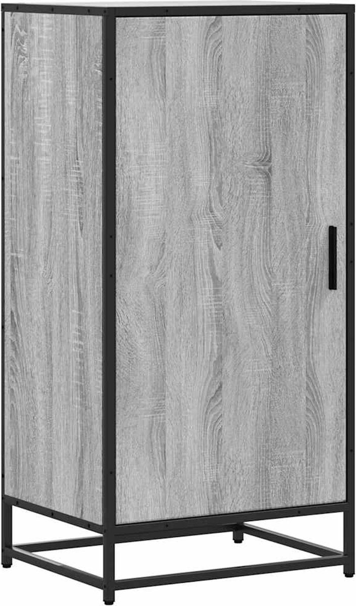 vidaXL Schoenenrek - Grijs Sonoma Eiken 48x38x97,5 cm (8176929788472)