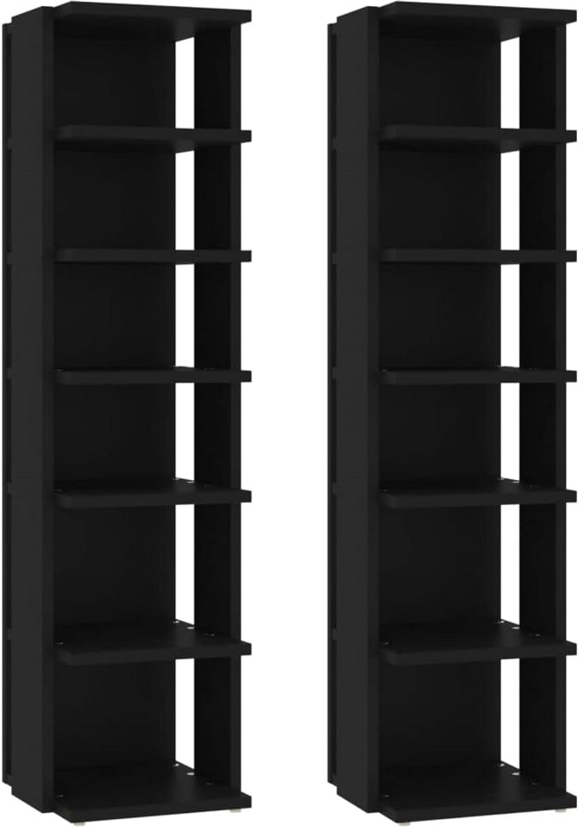 2x Schoenenkast voor Kastenwand of Hal - Smaakvol en Compact (9101028236141)