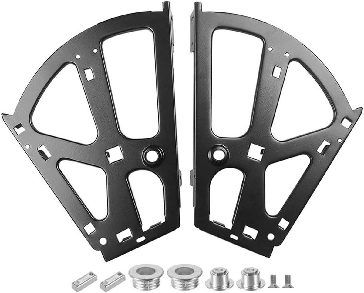 Allecto - Schoenenkast Accessoires - Roestvrij Staal - 2-Tier - Meubels Scharnieren - Ladekast Scharnieren - Geschikt voor Laden en Deuren - Zilverkleurig - Scharnieren voor Kasten (8712220166443)