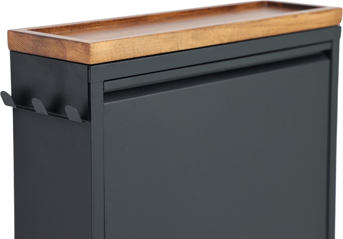 Furni24 afdekplaatjes voor schoenenkast, beuken decor, donker (8684032205057)