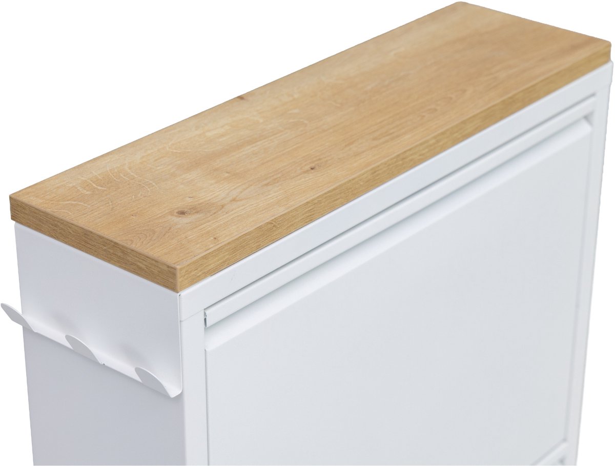 Furni24 schoenenkast afdekplaatjes saffier eiken decor (8684032205040)