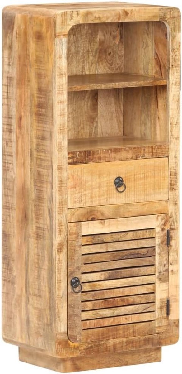 Hoge Hangkast Hout Rechthoekig 45x32x110cm Opbergkast (9101097126831)