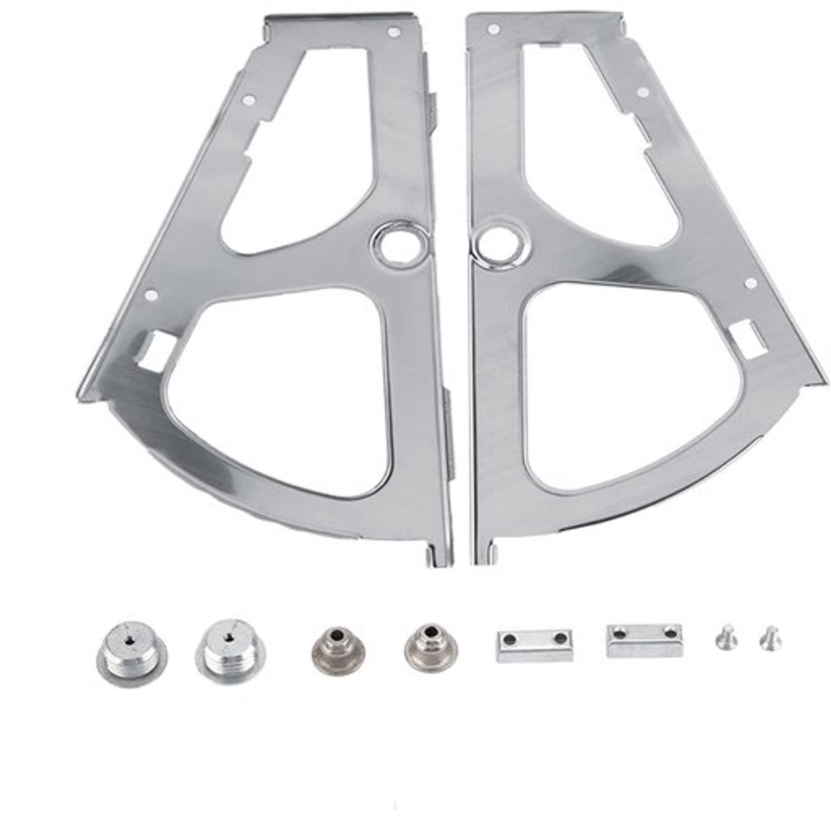 KARZO - stuks vervangende fittingen voor Turing Rack, 2 lagen roestvrijstalen scharnieren voor schoenenkasten, geschikt voor de meeste schoenenrekken, planken en kasten, 3 soorten beschikbaar (één laag) (8721526278941)