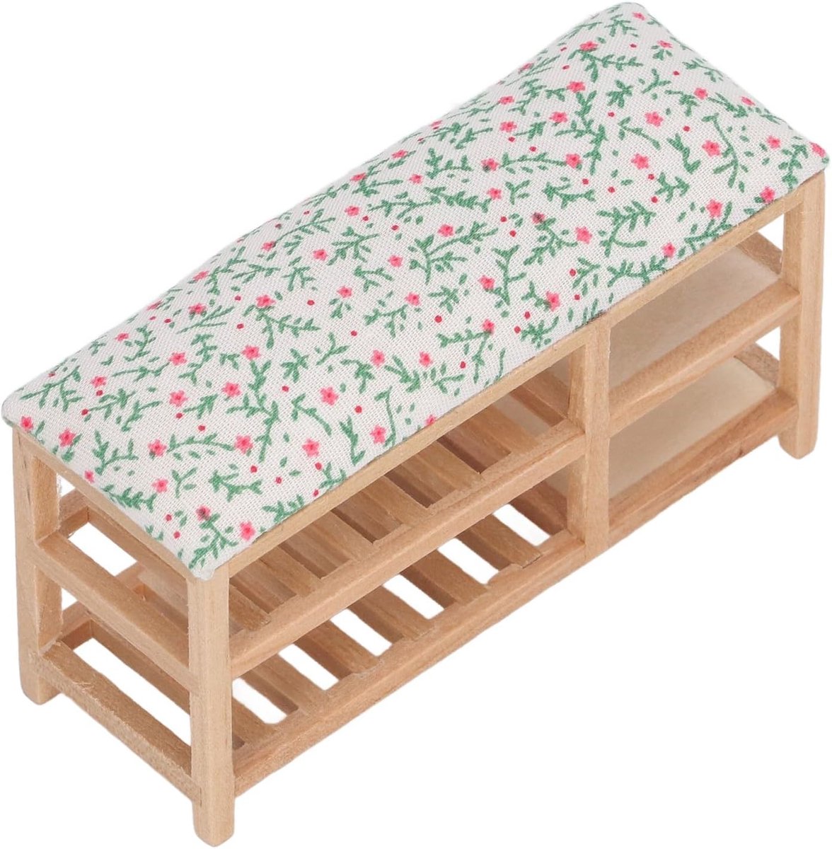 Miniatuur Poppenhuis Schoenenrek, Miniatuur Schoenenrek, 1/12 Poppenhuis Schoenenrek 2 Laags Grote Opbergruimte Prachtige Schoenenrek voor Ingang (6154321180102)