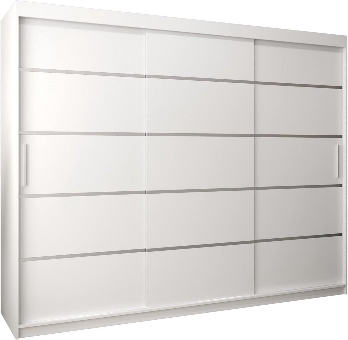 Moderne Kledingkast met Schuifdeuren 250 cm - Garderobekast met Kledingroede en Legplank (9101026543470)