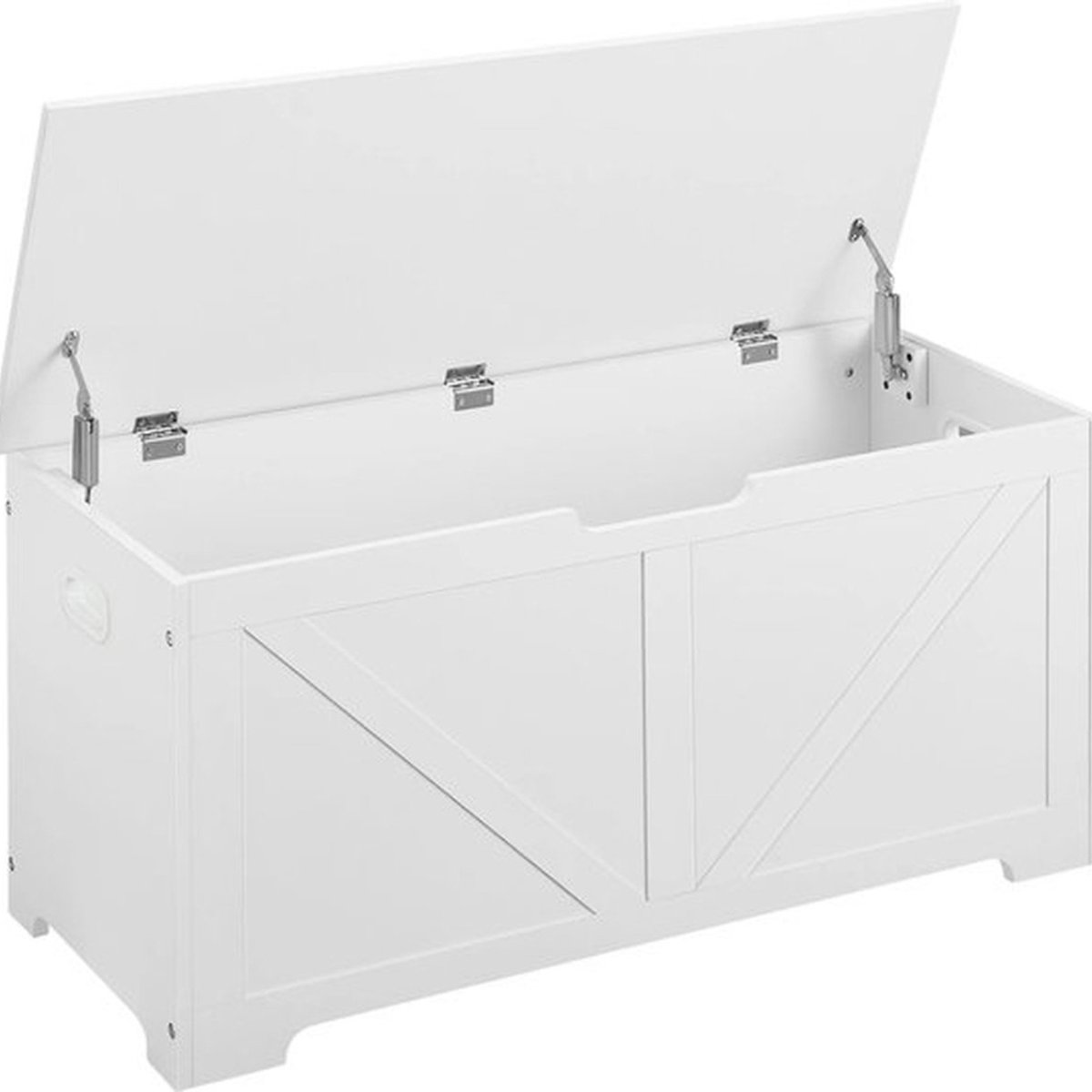 Opbergbank en Speelgoedkast - Schoenbank met 2 Veiligheidsscharnieren - Schoenenbank voor Entree, Woonkamer en Slaapkamer - 100x40x47 cm (6152519964916)