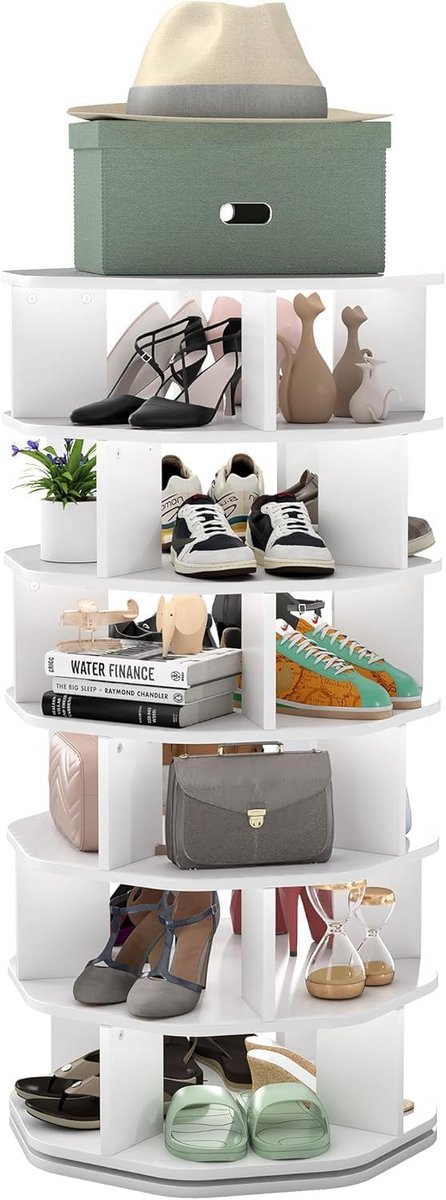 Roterende Schoenenkast met Veel Opbergruimte (9101097881891)