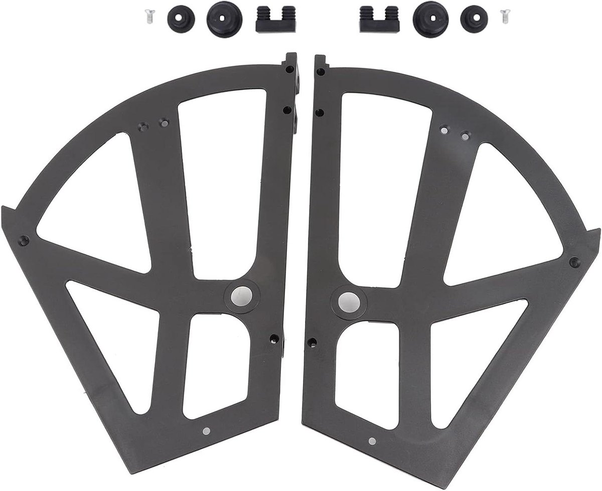 Scharnierenset voor schoenenrekken met inklapbaar plaatframe voor keuken en woonkamer - zwart - montagetoebehoren - opbergsysteem - draaibaar. (6153019613601)