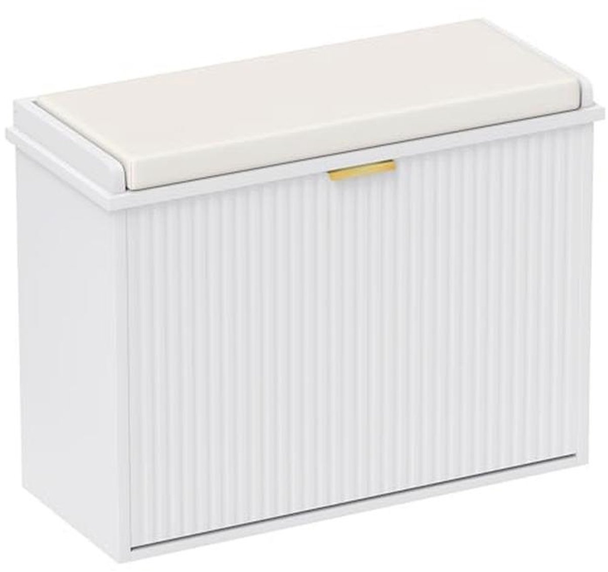 Schoenenbank met Zachte Zitting en Opberglade - Verrijdbaar Schoenmeubel voor Hal, Entree en Portaal (9101008700532)