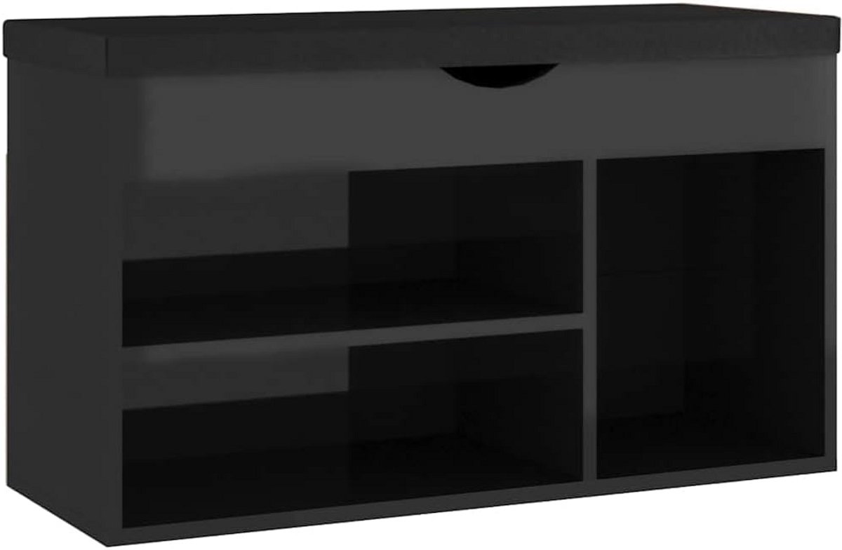 Schoenenbank met opbergruimte en zitkussen 80x30x47 cm (9101097722064)