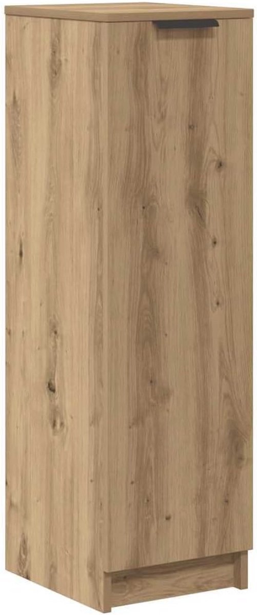 Schoenenkast 29.5x35x100.5cm handgemaakt van eikenhout (9101019674280)