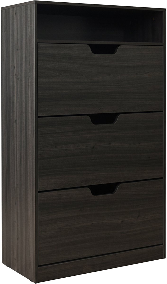 Schoenenkast - 60x140x24 cm - grijs (4052025840723)