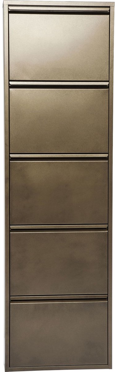 Schoenenkast Caruso bronze 5 laden Kare Design (4025621825616)