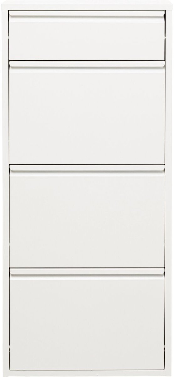 Schoenenkast Caruso wit 3+1 laden Kare Design (4025621706328)
