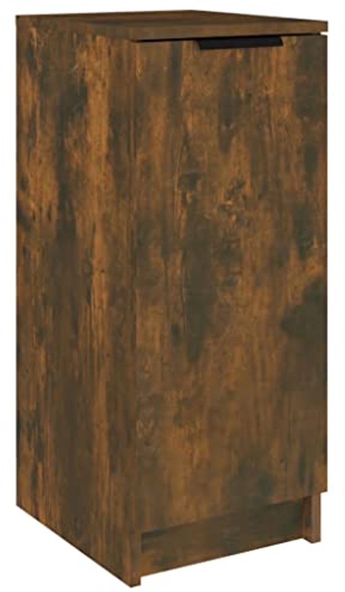 Schoenenkast Houten Smoked Eiken 30x35x70 cm - Schoenopbergruimte en Organizer (6154045310380)