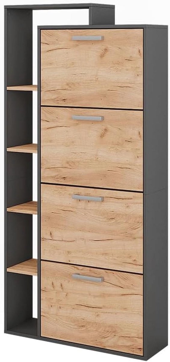 Schoenenkast Orlando - Modern en Functioneel - 80 x 166 cm (9101039022665)