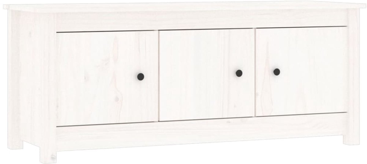 Schoenenkast | Schoenenrek | Opbergkast 110x38x45,5 cm massief grenenhout wit (6248446688756)