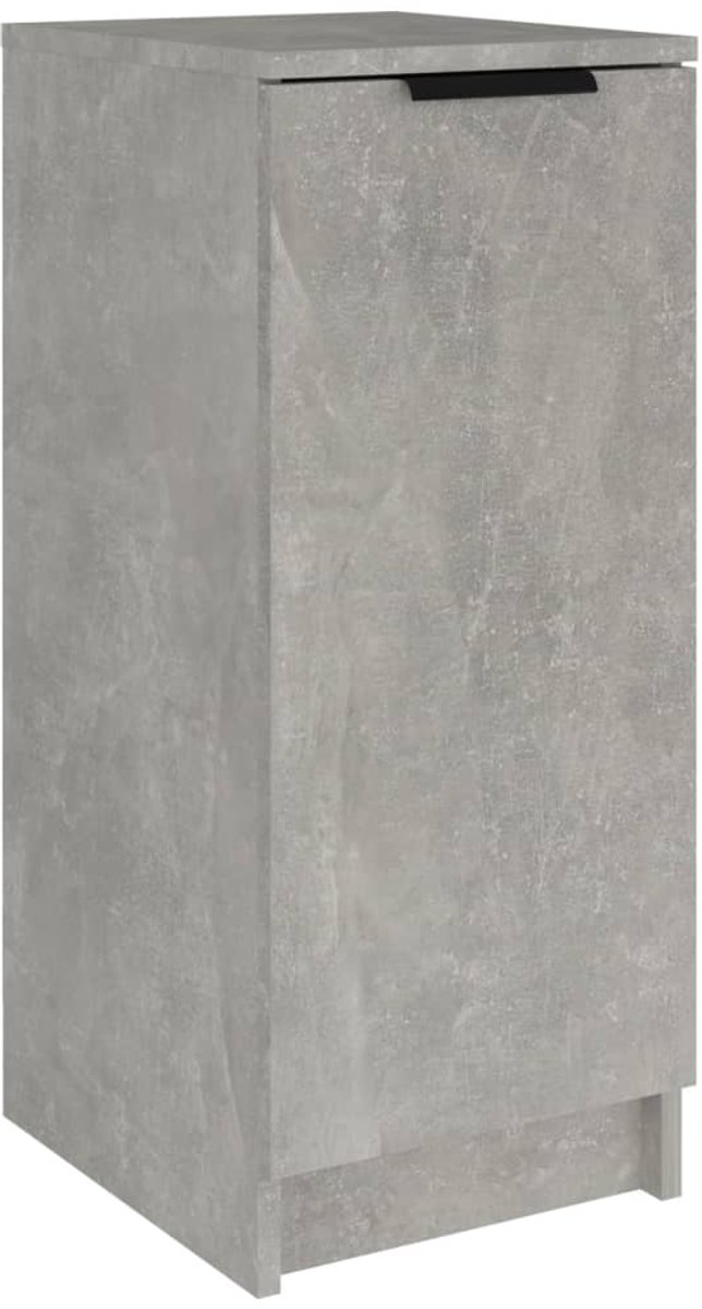 Schoenenkast | Schoenenrek | Opbergkast 30x35x70 cm bewerkt hout betongrijs (6248446689357)