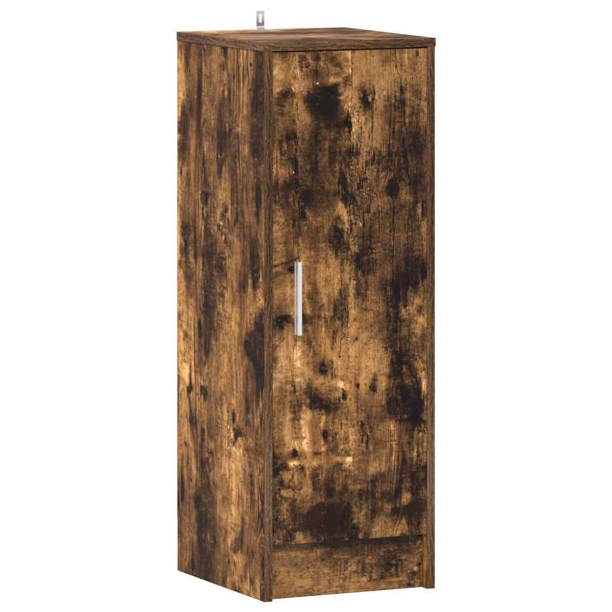 Schoenenkast | Schoenenrek | Opbergkast 32x35x92 cm bewerkt hout gerookt eikenkleurig (6248446689616)