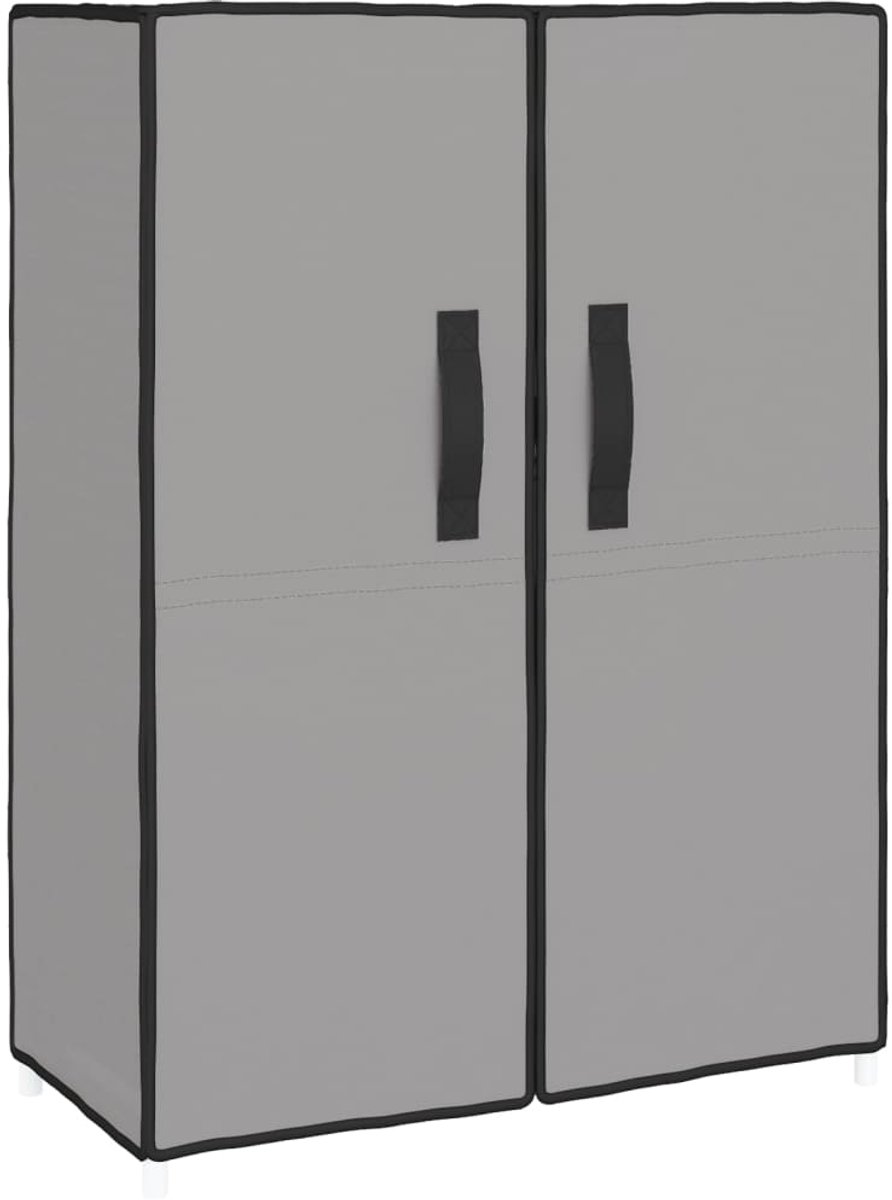 Schoenenkast | Schoenenrek | Opbergkast 60x28x90 cm stof grijs (6248446690735)