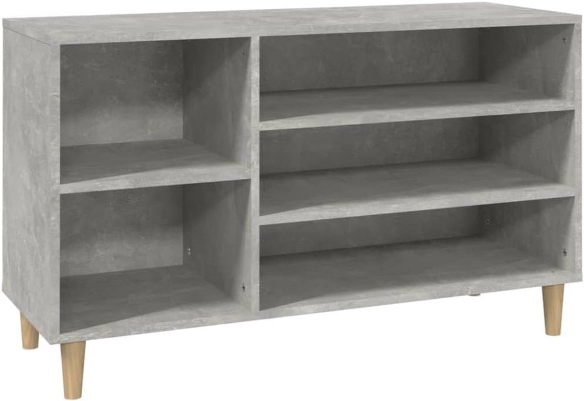 Schoenenkast voor een opgeruimd interieur 102x36x60cm Betonlook (9101028172012)