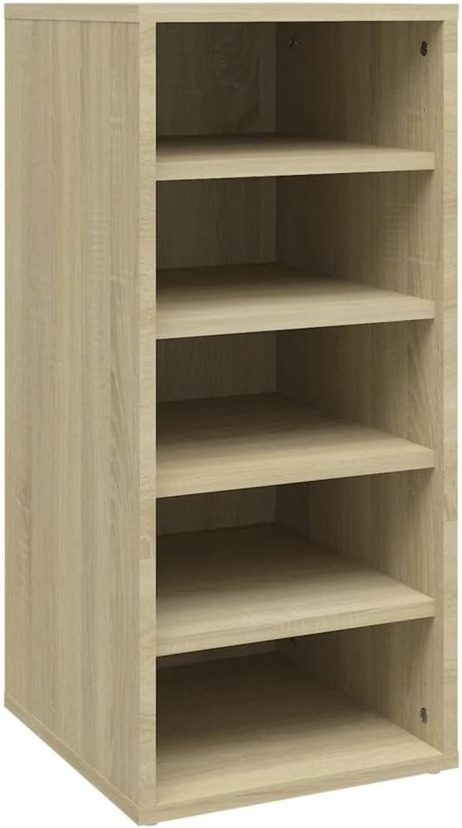 Smalle Schoenenkast met 5 Vakken - Compacte Schoenen Opbergkast voor Hal of Slaapkamer (9101027554703)