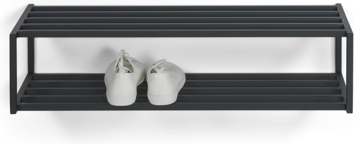 Spinder Design schoenenrek School 80 - Zwart - 6 paar schoenen - Staal (8712077107828)