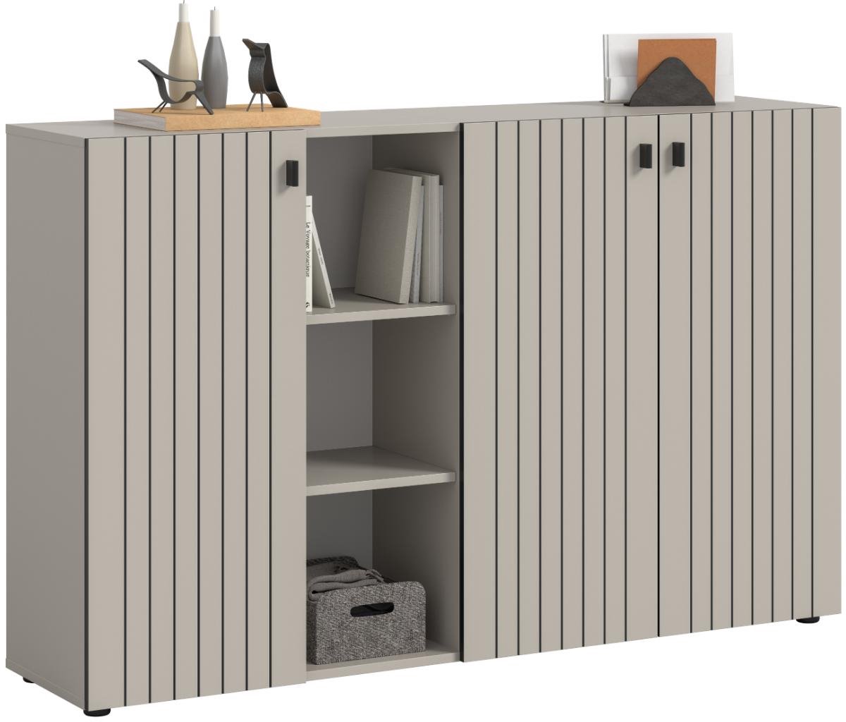 Station schoenenkast 3 deuren, 3 planken kashmir decor. (4066432044070)