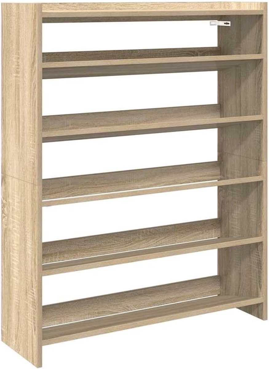 Stevige Schoenenkast met 8 Vakken Sonoma Eikenhout (9101073540422)