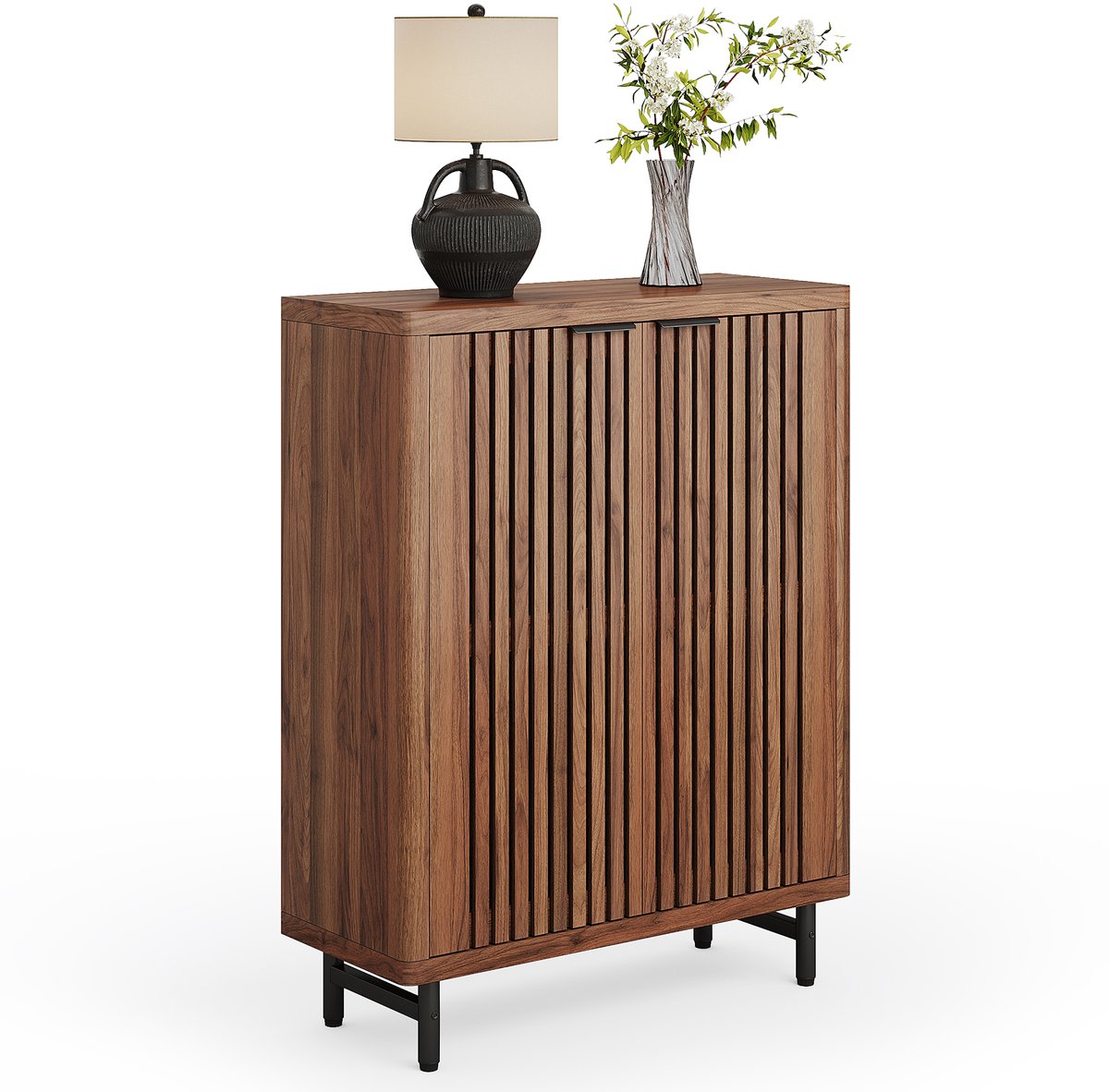 Tribesigns Schoenenkast - 6 Lagen - 85 x 35 x 110 cm - Voor 22 paar Schoenen - Lichtbruin - Schoenenrek Houten - Praktisch Schoenenrek (0078756783904)