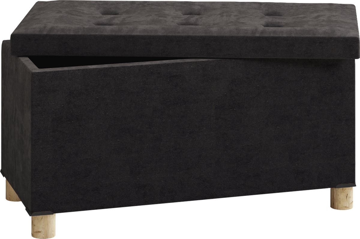 VCM Stoffen bank zitkist kist opbergkist voetenbank Maten L Stoffen bank zitkist kist opbergkist voetenbank Maten L (4051814411687)