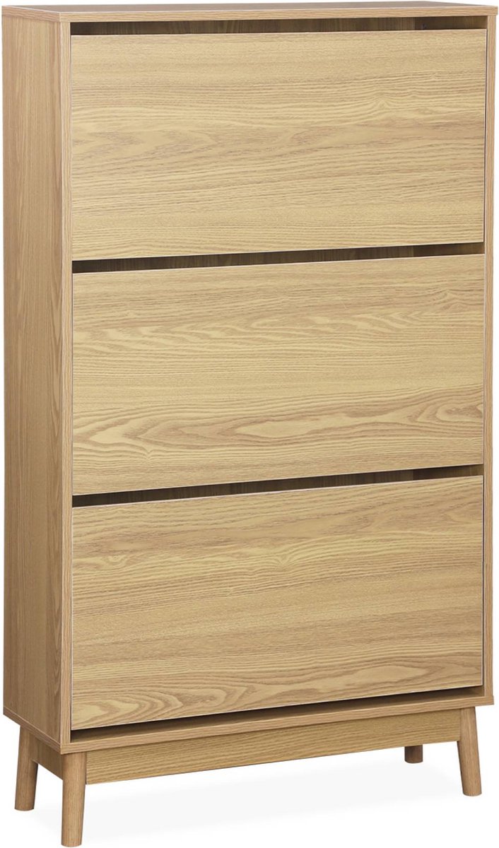 sweeek - Schoenenkast, dune, b 75 x d 26 x h 131cm (3760388447312)