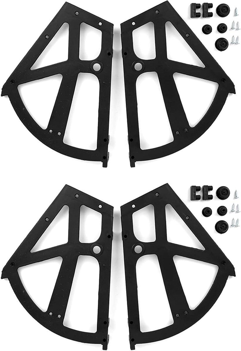 Allecto- Meubelen - Ladekast - Vervangende Fittingen - Flip Plate Frame - Schoenen - 4 Stuks Per Set - Meubelen - Schoenenkast - Ladekast Scharnier - Schoenenkast Vervangende Fittingen Flip Plate Frame Draairek Accessoire Kasten Scharnieren. (8763215136453)