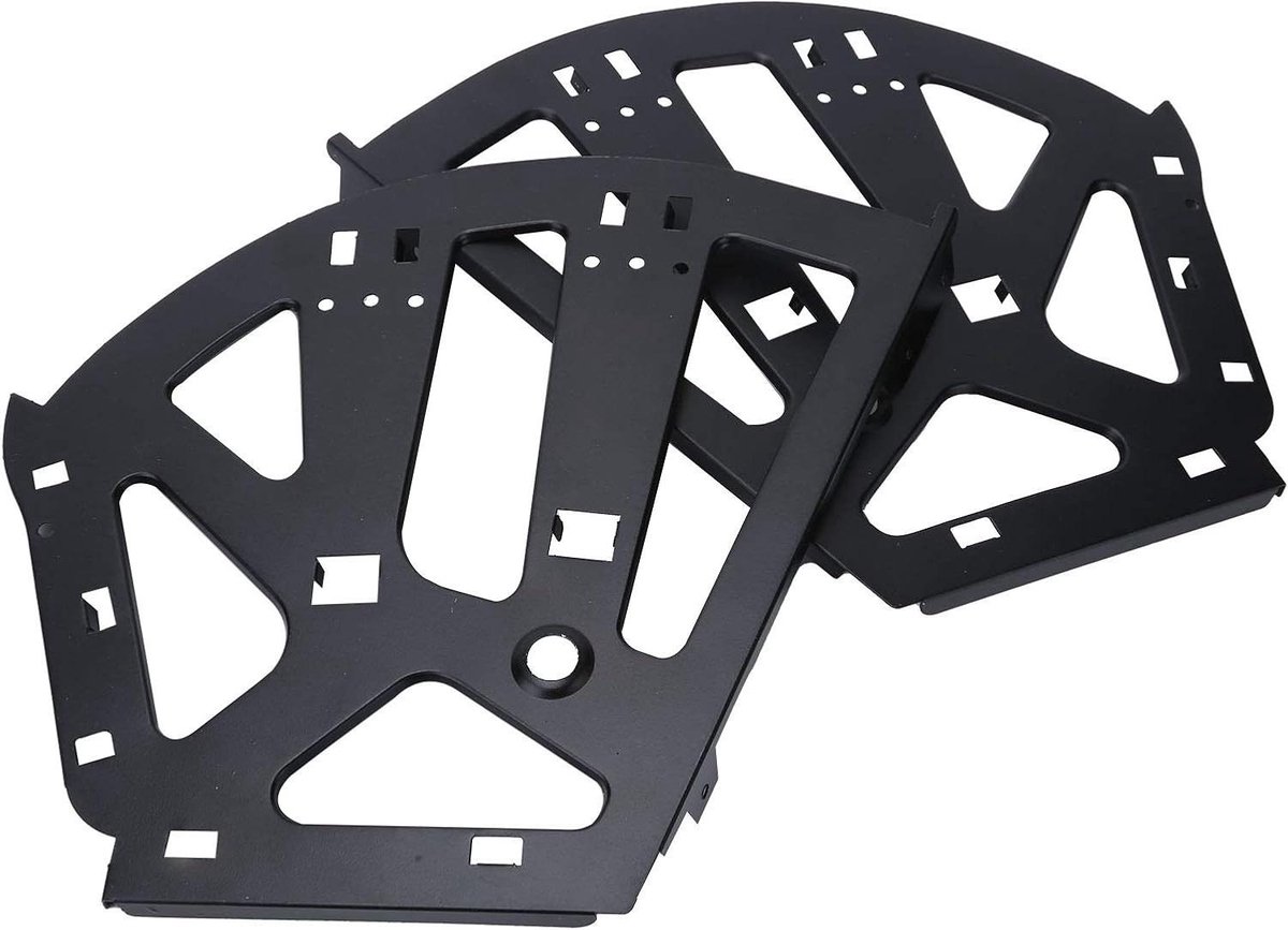 Allecto - Schoenenkast scharnier - Lade scharnier - Koudgewalst staal - 3-Lagen schoen flip rack frame - Meubilair draairek - Thuis hardware accessoire - Zwart (8763216132942)