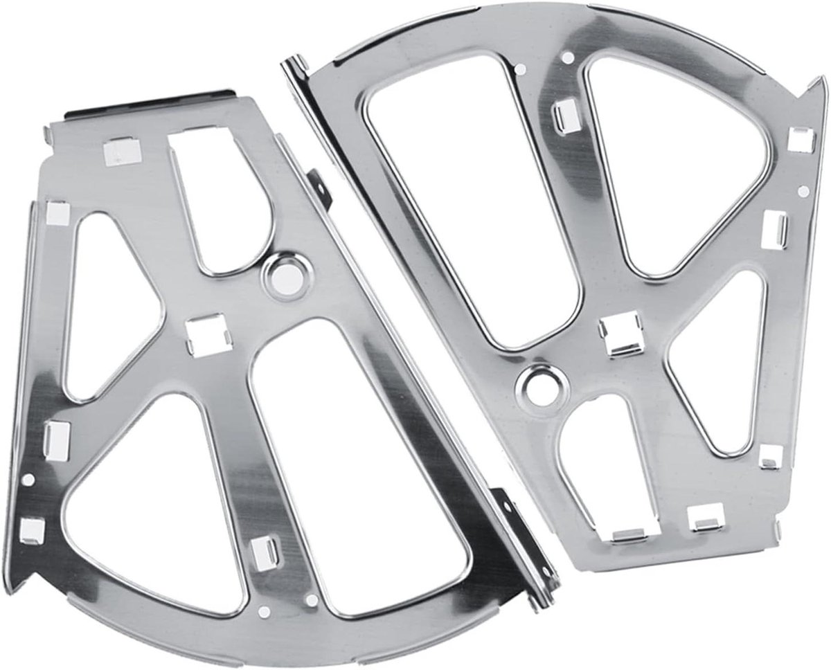 Allecto - Schoenenkast scharnieren - Roestvrijstalen - Flip frames - Schoenenrek - Vervanging fittings - Dubbele laag - Geschikt voor kasten - Zilver - 2 stuks - Flip lade - Turing rack (8724000350249)